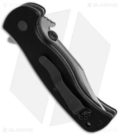 Emerson Rangemaster Sheepdog Bowie Flipper Knife (3.5" Stonewash Serr) -Benchmadess Zone emerson sheepdog bowie sfs side cm