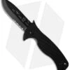 Emerson Rangemaster Sheepdog Spear Point Flipper Knife (3.5" Black Serr) -Benchmadess Zone emerson sheepdog spearpoint bts cm