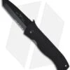 Emerson Super CQC-7 BTS Tanto Knife W/ Wave (3.78" Black Serr) CQC7BTS