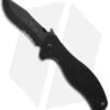 Emerson Vindicator BTS Folding Knife (3.75" Black Serr) -Benchmadess Zone emerson vindicator bts ek 3203