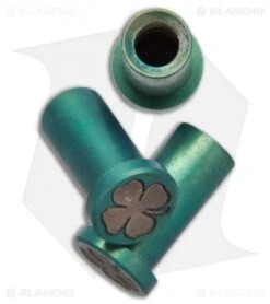 Hinderer 3.5 XM-18 Titanium Nut Set - Green Shamrock