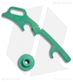 Hinderer 3.5 XM-18 Titanium Lanyard Backspacer - Green Ano