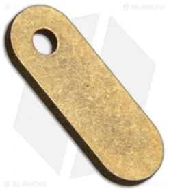 Hinderer Filler Tab Brass One Hole - Brass