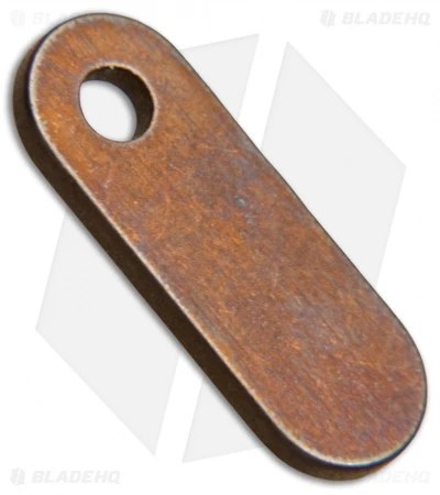 Hinderer Filler Tab Titanium One Hole - Bronze Anodization 3 Hinderer Filler Tab Titanium One Hole - Bronze Anodization