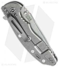 Hinderer Knives XM-18 3.5 Spear Point Frame Lock Knife Tan (Stonewash) -Benchmadess Zone hinderer knives mx 18 3 5 slicer sand side cm