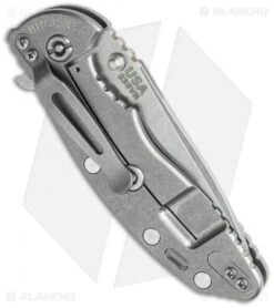 Hinderer Knives XM-18 3.5 Frame Lock Knife Translucent Green (Stonewash) -Benchmadess Zone hinderer knives mx 18 3 5 slicer translucent green side cm