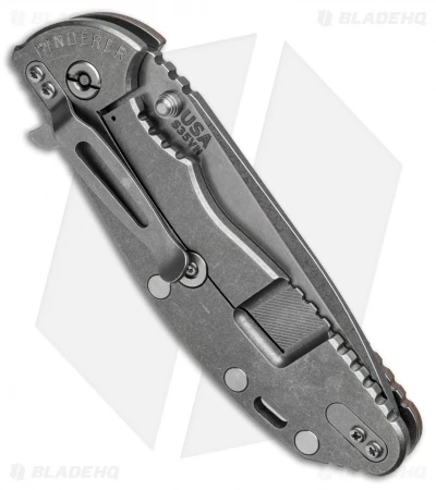 Hinderer Knives XM-24 Spanto Flipper Knife Flat Dark Earth G-10 (4" Stonewash) 5 Hinderer Knives XM-24 Spanto Flipper Knife Flat Dark Earth G-10 (4" Stonewash) - Image 3