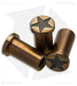 Hinderer 3.5 XM-18 Titanium Nut Set - Bronze Star