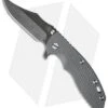 Hinderer Knives XM-18 3.5 Bowie Flipper Knife Gray (Black)