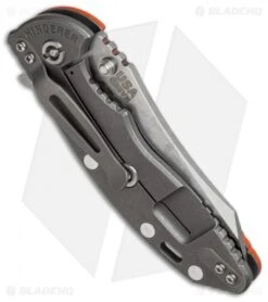 Hinderer Knives XM-18 3.5 2016 LE Skinner Flipper Knife Orange G-10 (Satin/SW) -Benchmadess Zone hinderer xm 18 3 5 skinner le orange side cm