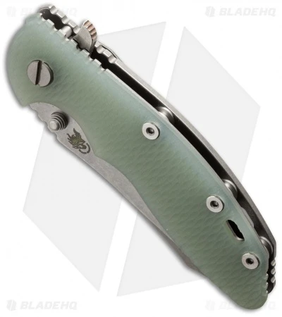 Hinderer Knives XM-18 3.5 Skinner Flipper Knife Translucent Green (Stonewash) 4 Hinderer Knives XM-18 3.5 Skinner Flipper Knife Translucent Green (Stonewash) - Image 2