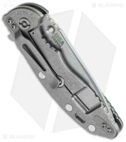 Hinderer Knives XM-18 3.5 Spanto Flipper Knife Black/Green G-10 (Stonewash) -Benchmadess Zone hinderer xm 18 3 5 spanto black green side cm