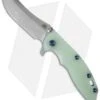 Hinderer Knives XM-18 3.5 Skinner Frame Lock Knife Jade + Blue (SW) -Benchmadess Zone hinderer xm 18 3 5 translucent blue ano cm