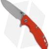 Hinderer Knives XM-18 3.0 Slicer Flipper Knife Orange G-10 (Stonewash) -Benchmadess Zone hinderer xm 18 3inch spear orange