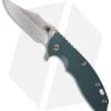 Hinderer Knives XM-18 3.5 Bowie Frame Lock Knife Green G-10 (Stonewash) -Benchmadess Zone hinderer xm 18 bowie green jm