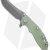 Hinderer Knives XM-18 3.5 Skinner Flipper Knife Natural G-10 (Anthracite SW)