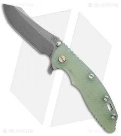 Hinderer Knives XM-18 3.5 Skinner Flipper Knife Natural G-10 (Anthracite SW)