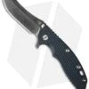 Hinderer Knives XM-18 3.5 Skinner Flipper Knife Black/Blue (Black SW)