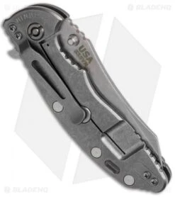 Hinderer Knives XM-18 3.5 Skinner Frame Lock Knife ACU Camo (Stonewash) -Benchmadess Zone hinderer xm 18 skinner black green black orange sand camo side