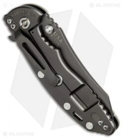 Hinderer Knives XM-18 3.5 Skinner Frame Lock Knife Sand G-10 (Anthracite DLC) -Benchmadess Zone hinderer xm 18 tan dlc BHQ 37710 dl side