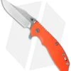 Hinderer Knives XM-24 Bowie Flipper Knife Orange (4" Stonewash)