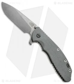 Hinderer Knives XM-24 Flipper Knife Gray (4" Stonewash)