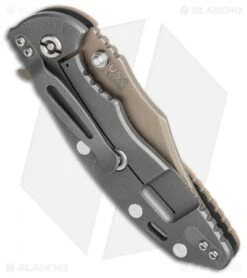 Hinderer Knives XM-18 3.5 Bowie Flipper Knife Sand G-10 (Battle FDE) -Benchmadess Zone hinderer xm 3 5 bowie sand fde blade side cm