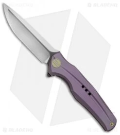 WE Knife Co. 601 Frame Lock Knife Purple Titanium (3.75" Two-Tone)
