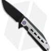 WE Knife Co. 602C Frame Lock Knife Two-Tone Titanium (3.6" Black SW) -Benchmadess Zone we knife co 602 C two tone ti black sw BHQ 37776 jr